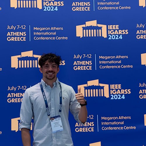 Kostas at the IGARSS conference